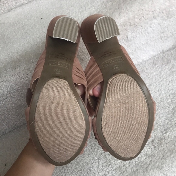 Suede slip knot heels - Picture 4 of 6